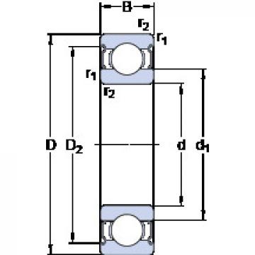 Подшипник W 6006-2Z SKF