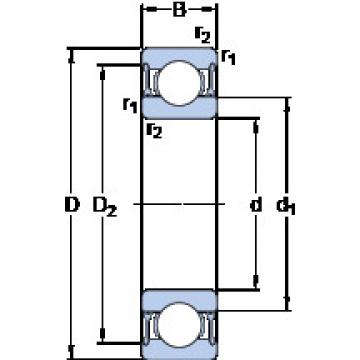 Подшипник W 6004-2RZ SKF