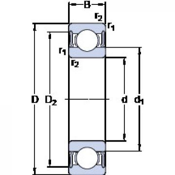 Подшипник W 6004-2RS1 SKF