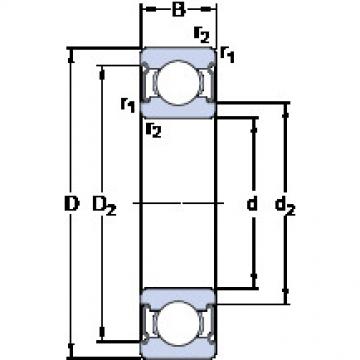 Подшипник W 6000-2Z SKF