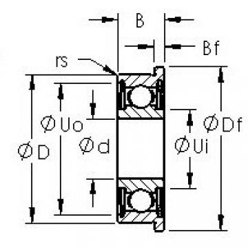 Подшипник SFR1-4ZZ AST