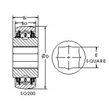 Подшипник SQ208-100 AST