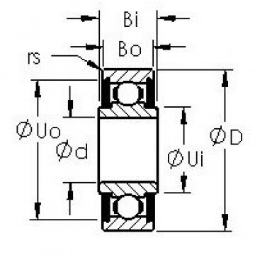 Подшипник SRW1-4-TT AST