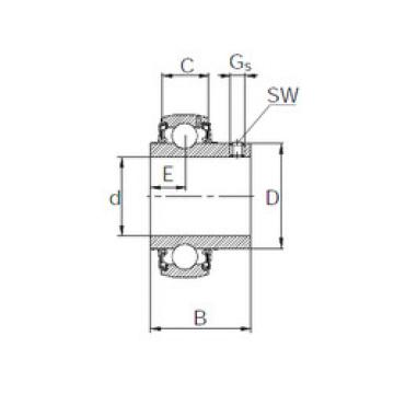 Подшипник UC212 KBC