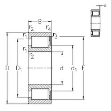 Подшипник NCF2228-V NKE