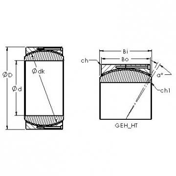 Подшипник GEH180HT AST