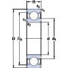 Подшипник W 6006-2Z SKF