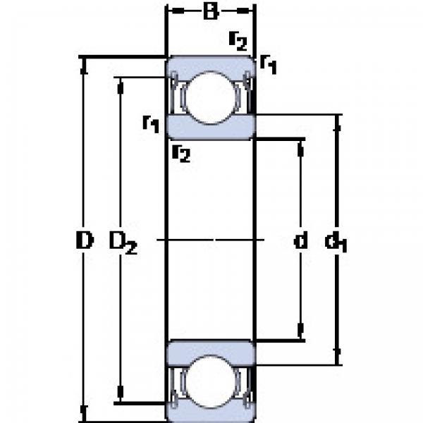 Подшипник W 61700 X-2ZS SKF #1 image