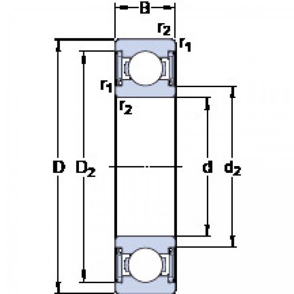 Подшипник W 6000-2RS1 SKF #1 image