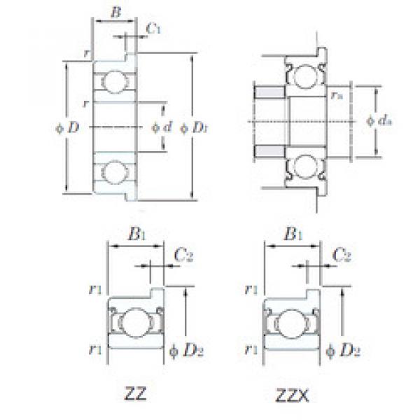 Подшипник WF686ZZ KOYO #1 image