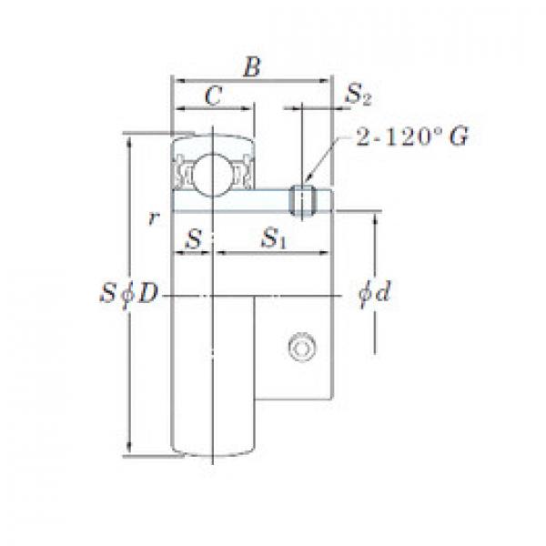 Подшипник UCX15-47 KOYO #1 image