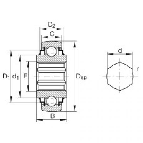 Подшипник SK014-205-KRR-B INA #1 image