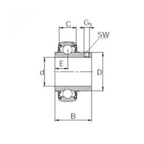 Подшипник UC205-16 KBC #1 image