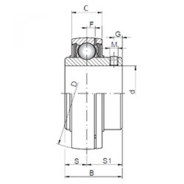 Подшипник UC211 CX #1 image