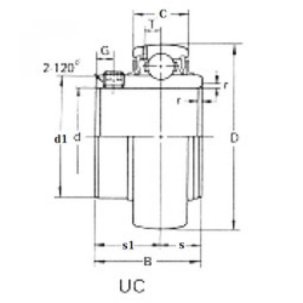 Подшипник UC203 CRAFT #1 image