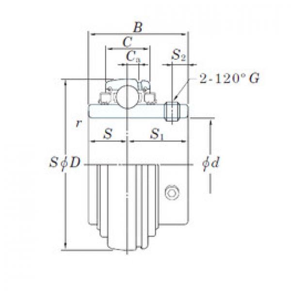 Подшипник UC314-44L3 KOYO #1 image