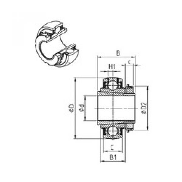 Подшипник UK205+H-12 SNR #1 image