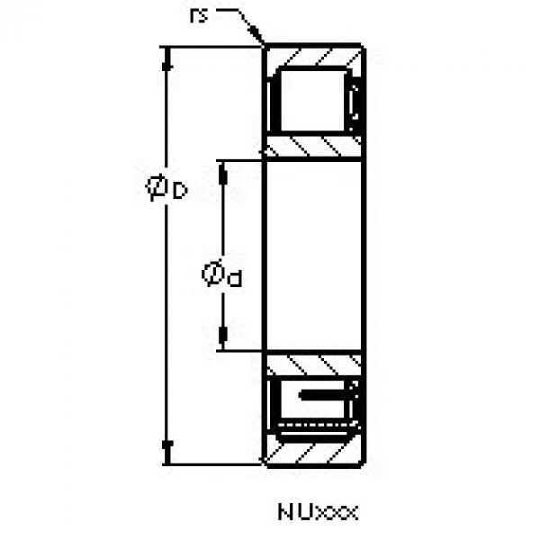 Подшипник NU205 E AST #1 image