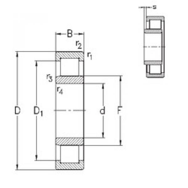 Подшипник NU2352-E-MA6 NKE #1 image