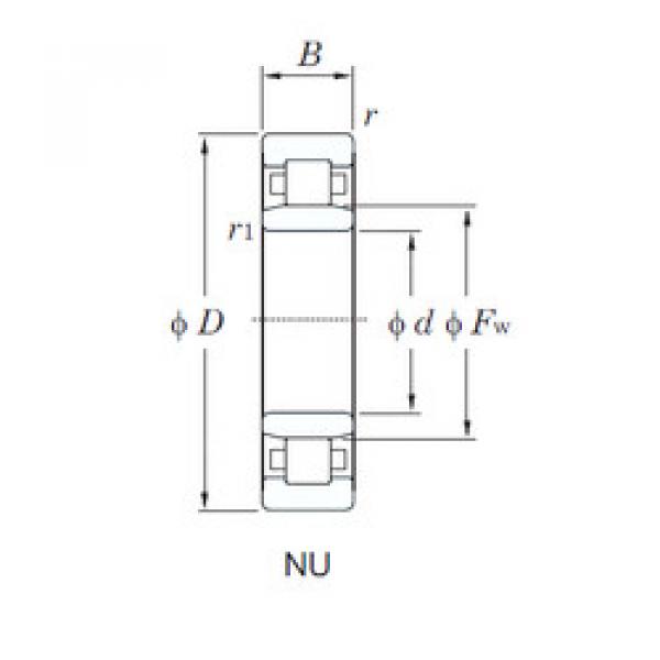 Подшипник NU3210 KOYO #1 image