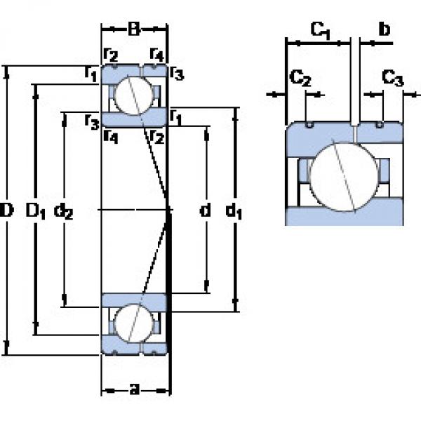 Подшипник 71917 CE/HCP4AL SKF #1 image