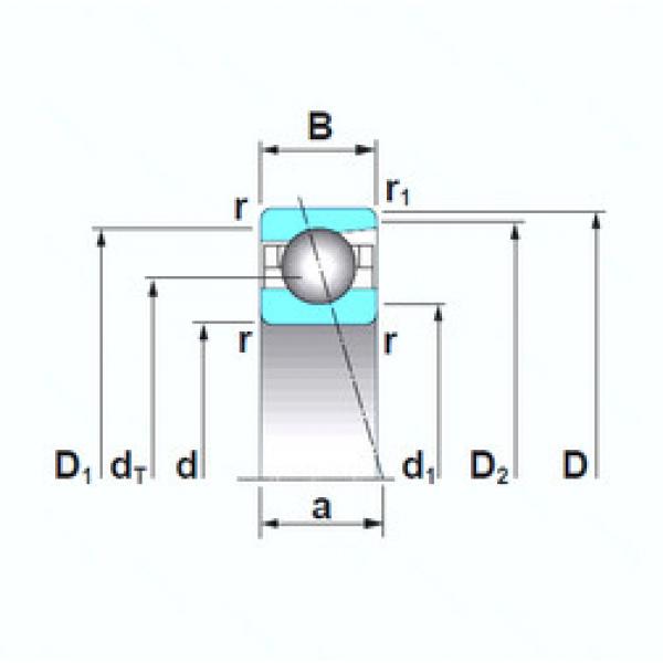 Подшипник 7904A5TRSU NSK #1 image