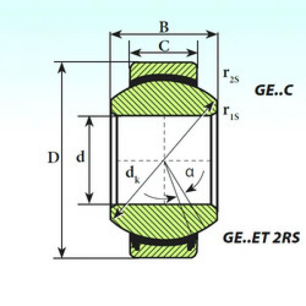 Подшипник GE 280 ET 2RS ISB #1 image