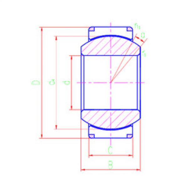 Подшипник GEH180XT LS #1 image